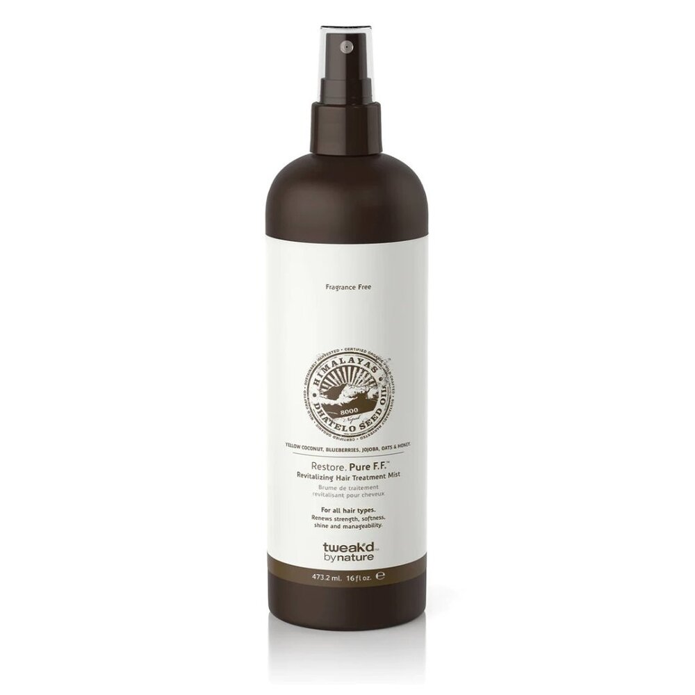 Tweak'd by Nature Restore Pure FF Fragrance Free Hair Treatment Mist Hair 16oz